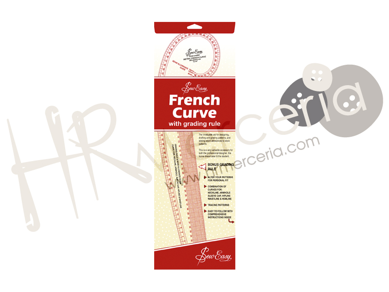 Plantilla patrones French Curve NL4199