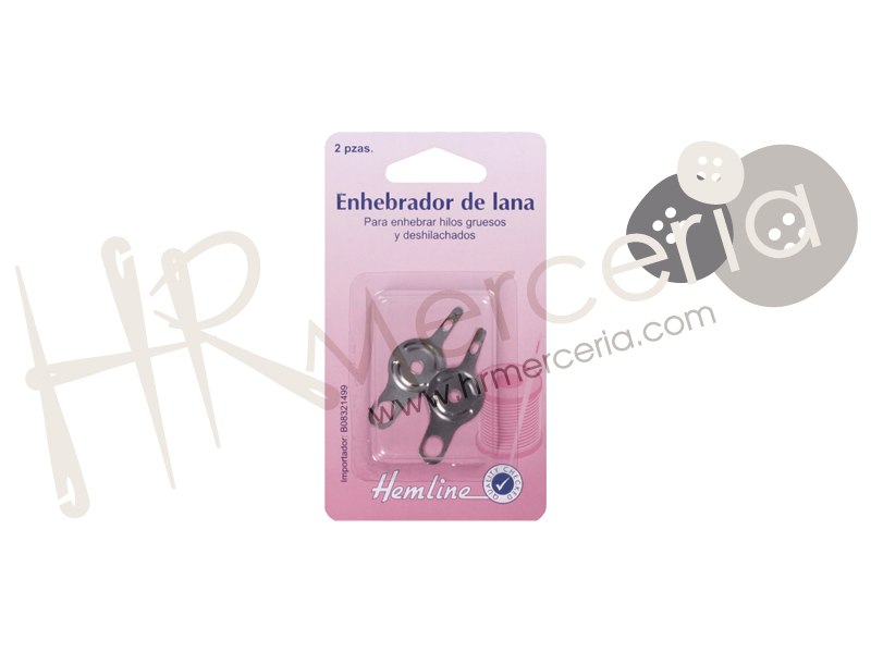 Enhebrador para lana