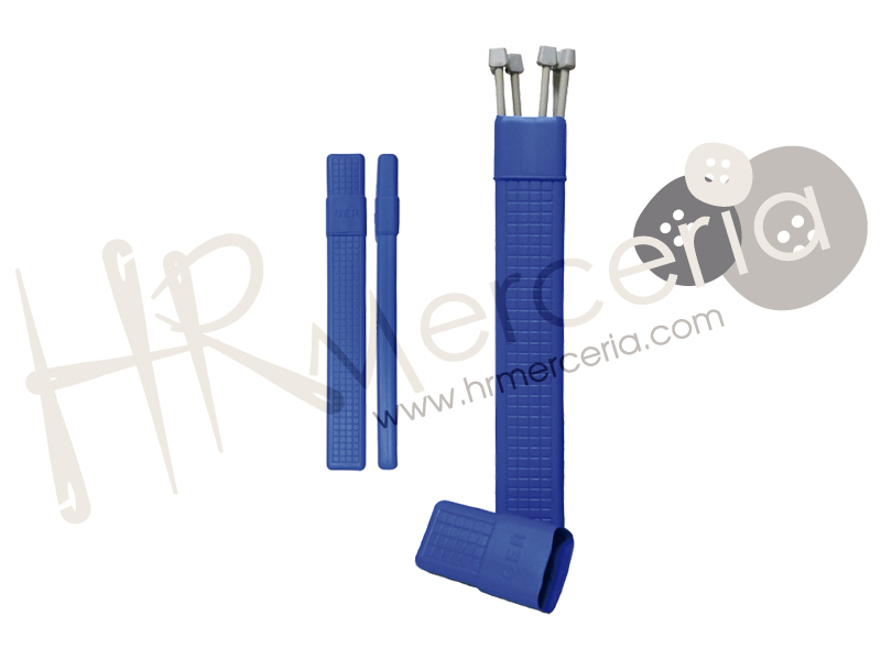 Estuche guarda agujas tricotar