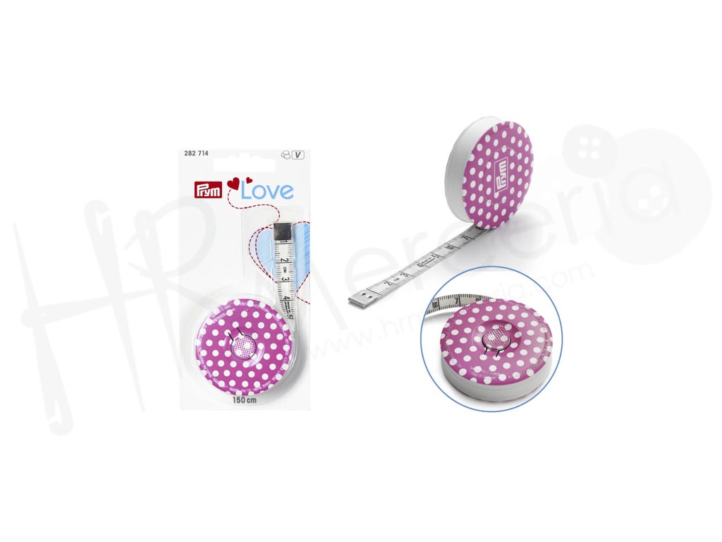 Prym Love Cinta metrica auto. 150 cm fucsia