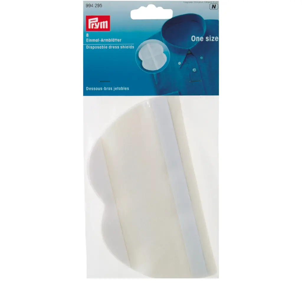 Sobaquera desechable blanca pack 4 pares