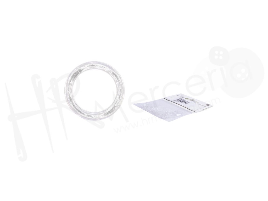 Fornitura corsetera anilla MA6709P transp. 50 ud