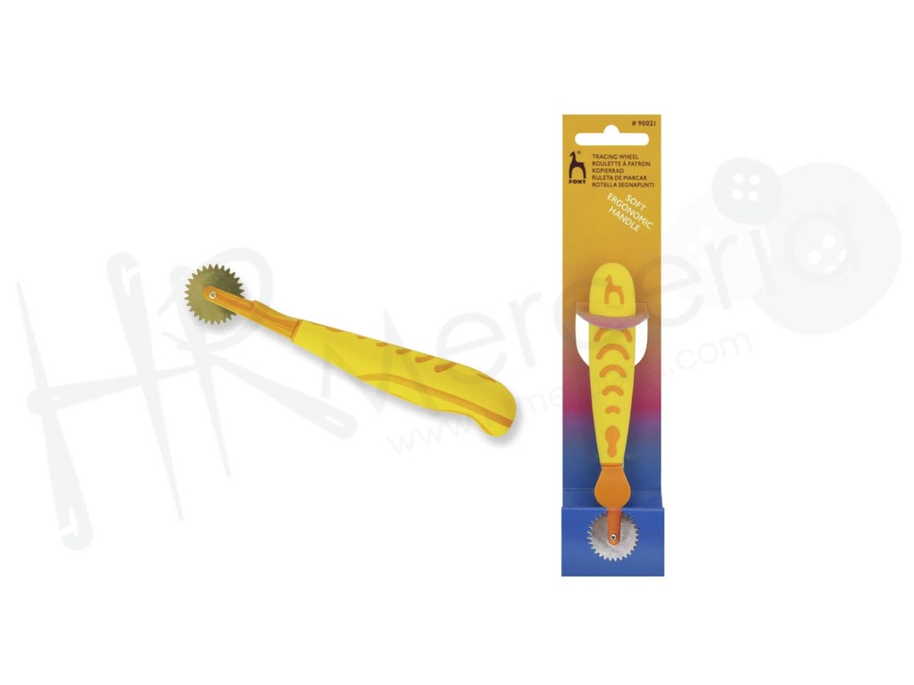 Ruleta marcar mango ergonomico Pony