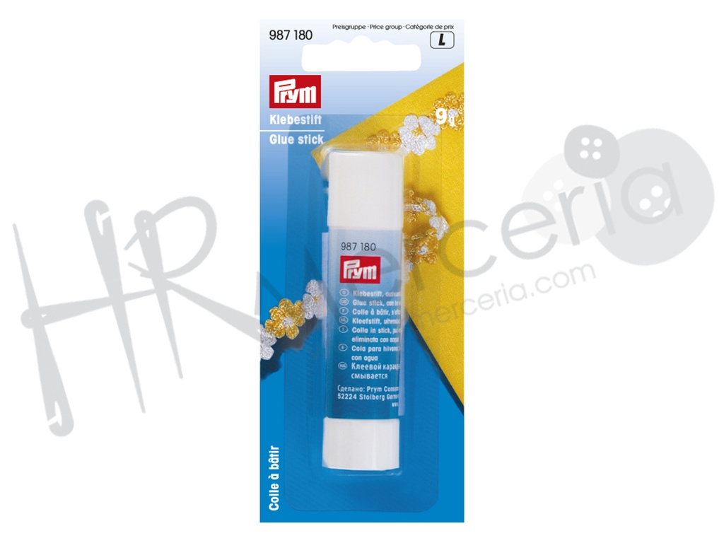 Pegamento en barra para hilvanar 10gr Prym
