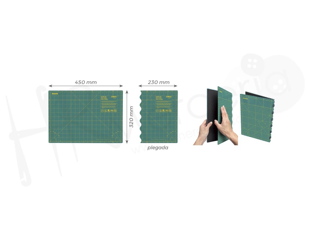 Base de corte plegable 32 x 45 cm Olfa