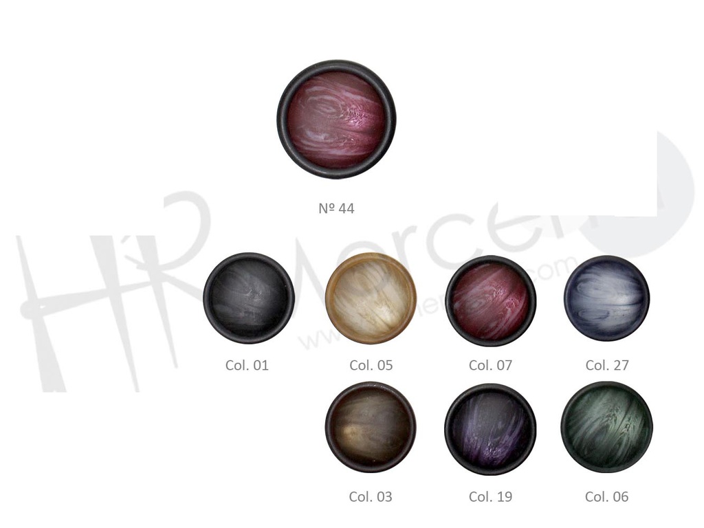 Boton resina poliester 11643 talla 44