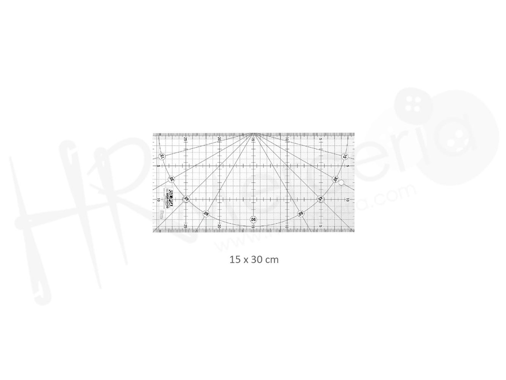 Regla de costura 15x30 Olfa