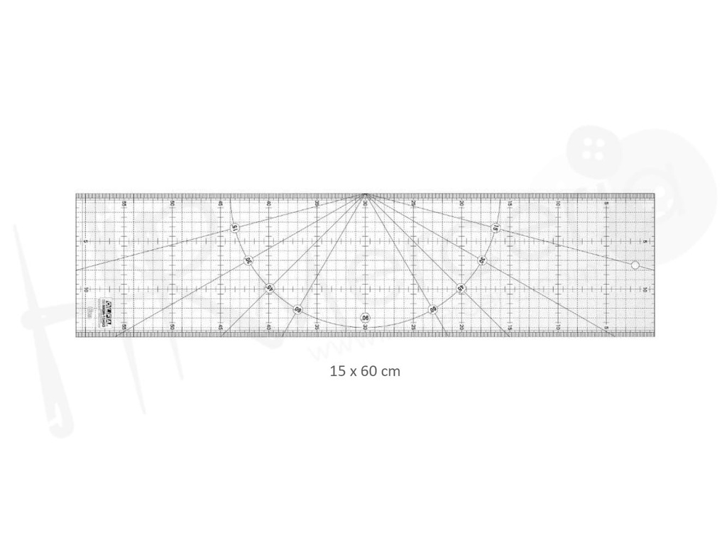 Regla de costura 15x60 Olfa
