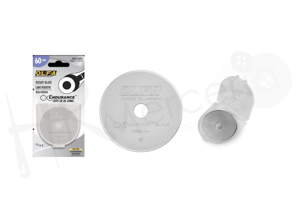 Recambio cuchilla cuter cirular 60 mm Olfa
