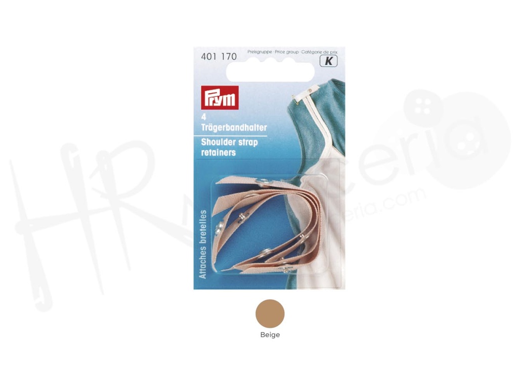 Sujeta lenceria 401170 piel pack 4 pz.