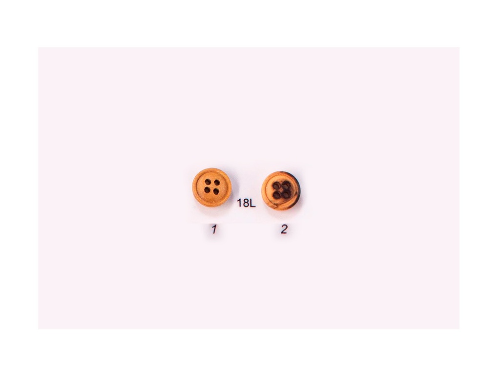 Boton madera HR11431 talla 18