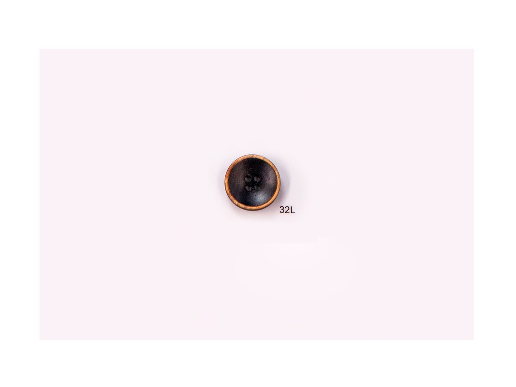 Boton madera olivo HR15084 talla 32