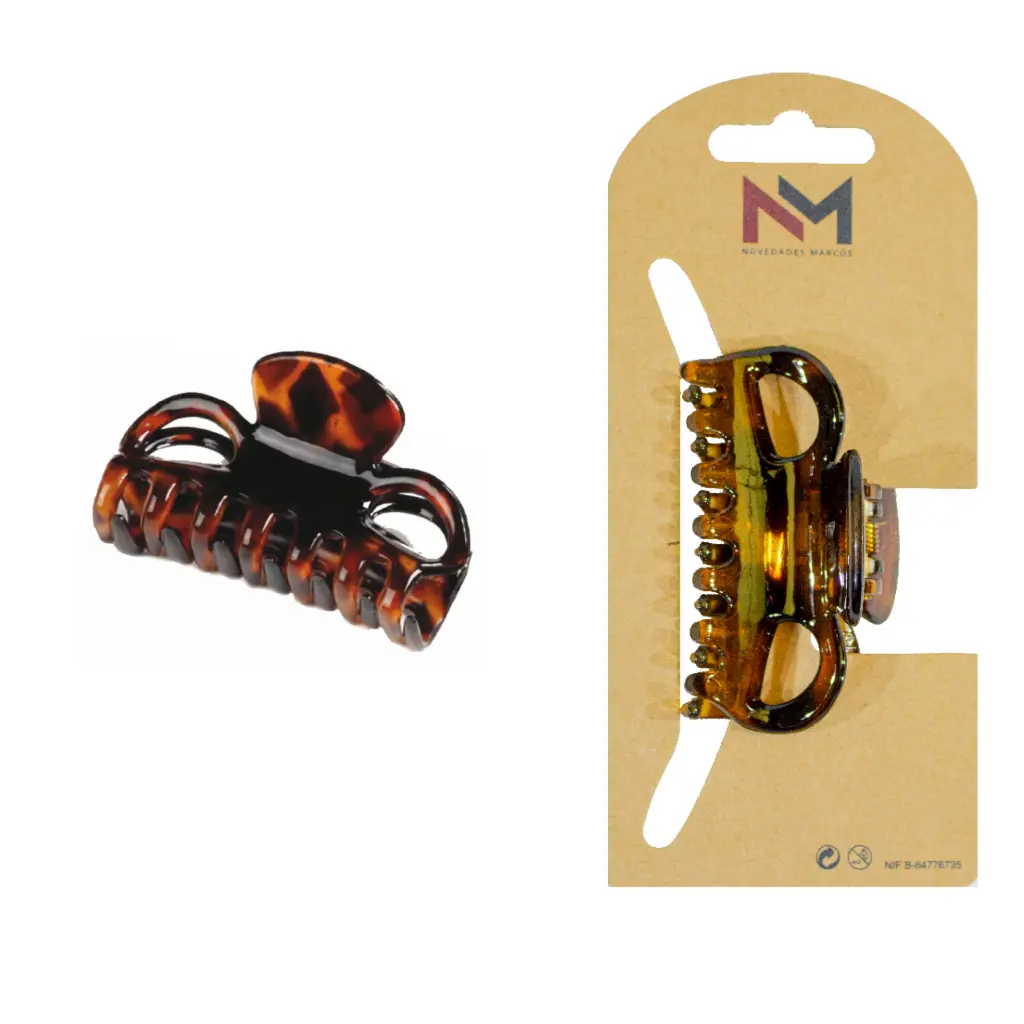 Pinza clasica mediana 6.5 cm. 6 uds.