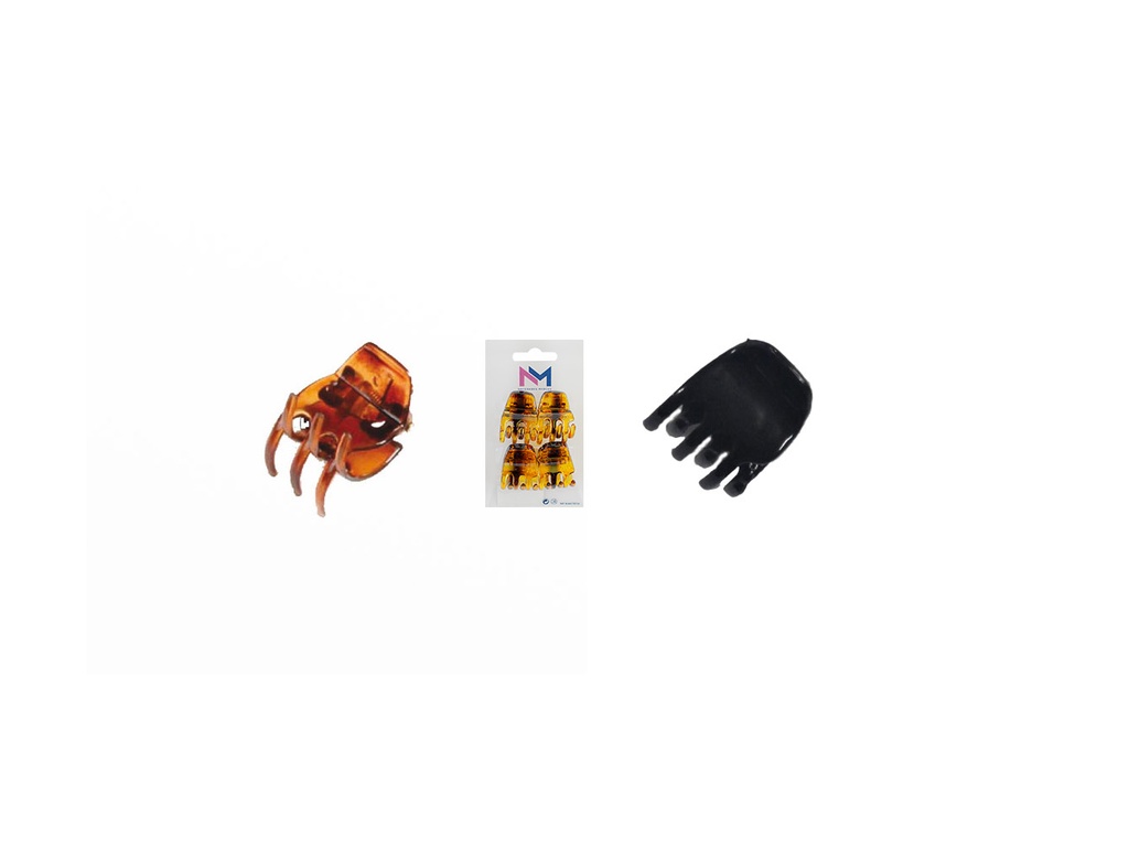 Pinza clasica pulpo 2.5 cm. Pack 6 blister 4 ud.
