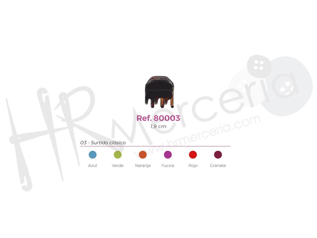 Pinzoto 1,9 cm 80003 pack 48 pz.