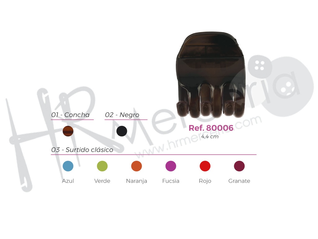 Pinzoto 4,4 cm 80006 pack 12 pz.