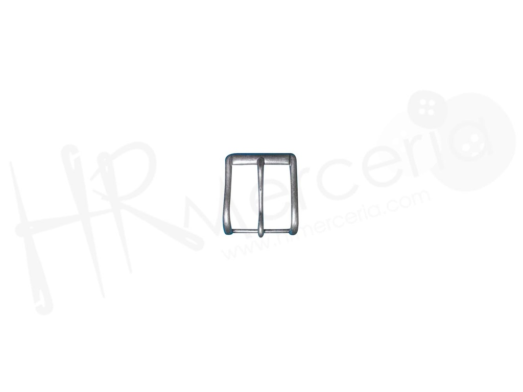 Hebilla cinturon plata vieja 40 mm 10736