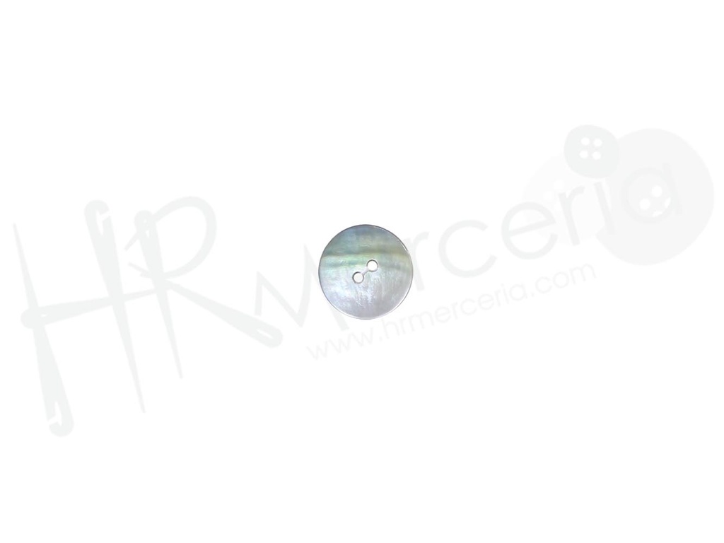 Boton nacar natural modelo 342414 talla 22
