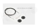 Cables para agujas negro 76 cm Knitpro