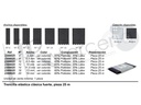 Elastico 2300 trencilla plana pieza 25 M