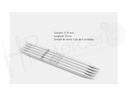 Aguja doble punta 15 cm 3.75 mm Mindful- Knitpro
