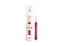 Aguja ganchillo acero Easy grip 14 cm 0,60 mm Pony