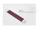 Aguja punta doble 20 cm 6.00 mm Zing - Knitpro