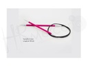 Aguja circular fija 80 cm 5.00 mm Zing- Knitpro