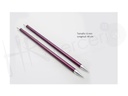 Aguja punta unica 40 cm 6.00 mm Zing - Knitpro