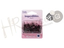 Imperdible plastificado negro pack 50 pz
