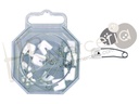 Imperdible bebe seguridad blanco Jabali 10 pz.