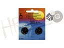 Broche presion latón color negro Nº 10