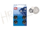 Broche presión latón inox 17 mm negro Prym 4 pz.