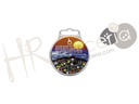 Alfiler acero niq cabeza plastico colores Pony