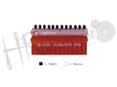 Alfiler lagrima 695 pack 12 cartulinas