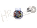 Alfiler hierro cabeza flor surtida Jabali 50 pz.