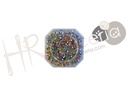 Alfiler cabeza plastico colores Jabali 500 pz.