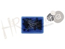 Alfiler acero inox cabeza plastico negro PN Jabali
