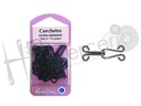 Corchete extra grande niquel Hemline 10 juegos