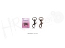 Mosqueton 13 mm pack 2 cobre y niquel