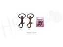 Mosqueton 20 mm pack 2 cobre y niquel
