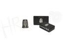 Dedal laton Nº 4 niquelado 12 mm Folch Pack 12 ud.