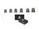 Dedal laton niquelado surtido Folch Pack 12 ud.