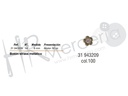Boton metal stras 943209
