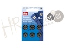Broche presión latón inox 13 mm negro Prym 6 pz.