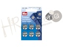 Broche presión latón inox 15 mm plateado Prym 6 pz