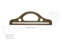 Asa imitacion madera oscura lateral oval