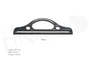 Asa negra lateral oval negra