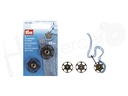 Broches de presion lana 25 mm laton viejo 2pz