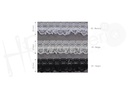 Puntilla fruncida 7134/40